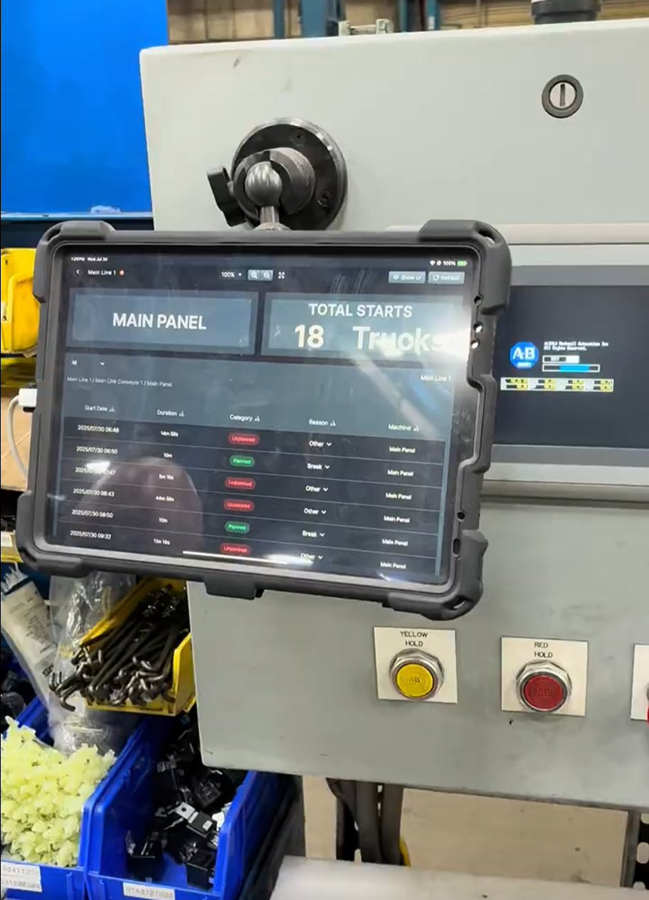 iPad ML1 Interface